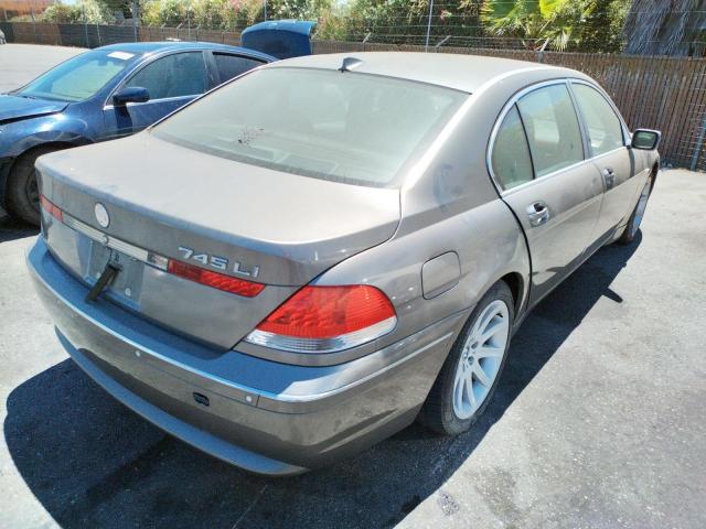 WBAGN63493DR11181 - 2003 BMW 7 SERIES GRAY photo 4