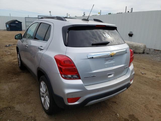 3GNCJRSB8HL287610 - 2017 CHEVROLET TRAX PREMI SILVER photo 3