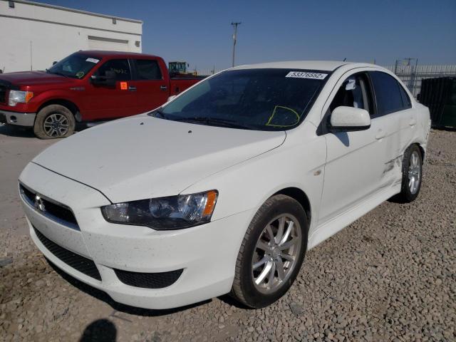 JA32U2FU8CU022441 - 2012 MITSUBISHI LANCER ES/ WHITE photo 2