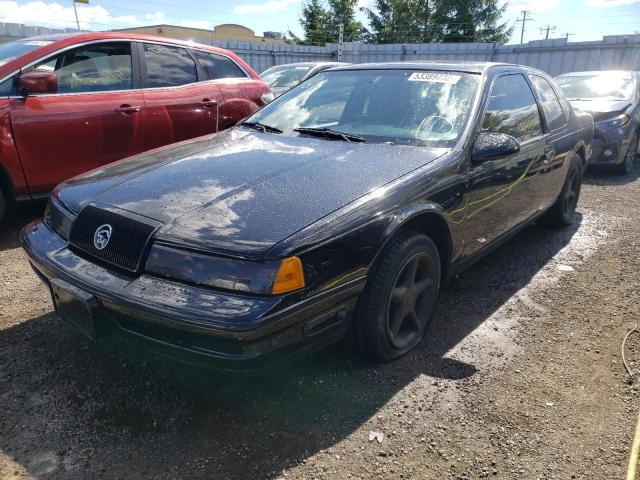 1MEBM62R3LH643782 - 1990 MERCURY COUGAR XR7 BLACK photo 2