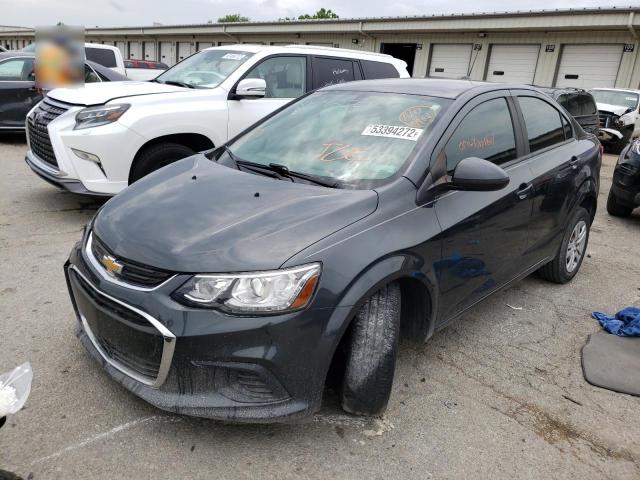 1G1JB5SH7H4133141 - 2017 CHEVROLET SONIC LS GRAY photo 2