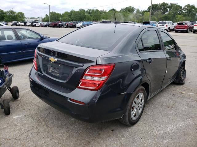 1G1JB5SH7H4133141 - 2017 CHEVROLET SONIC LS GRAY photo 4