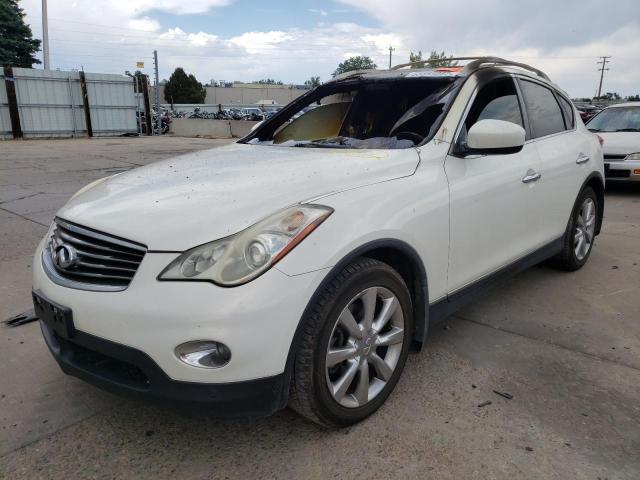 JNKAJ09F58M361607 - 2008 INFINITI EX35 BASE WHITE photo 2