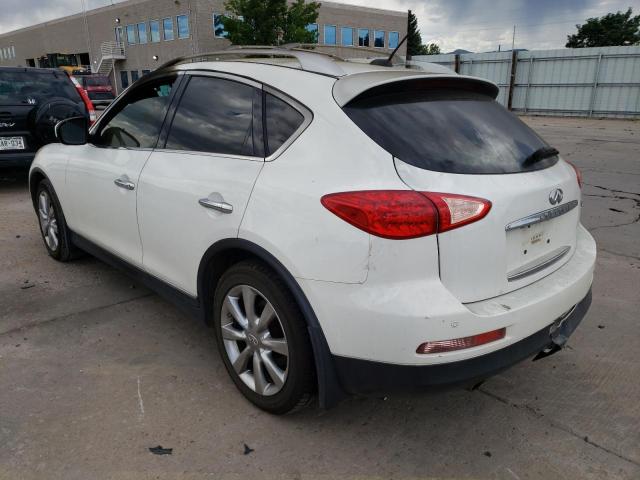 JNKAJ09F58M361607 - 2008 INFINITI EX35 BASE WHITE photo 3