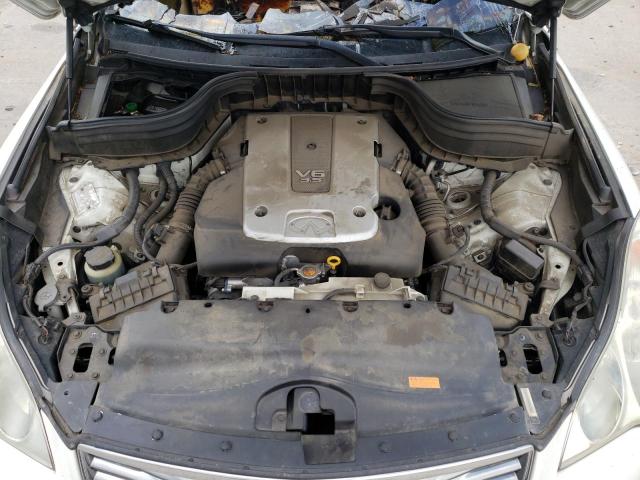 JNKAJ09F58M361607 - 2008 INFINITI EX35 BASE WHITE photo 7