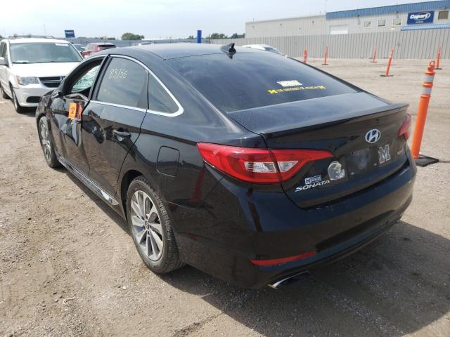 5NPE34AFXFH103123 - 2015 HYUNDAI SONATA SPORT  photo 3