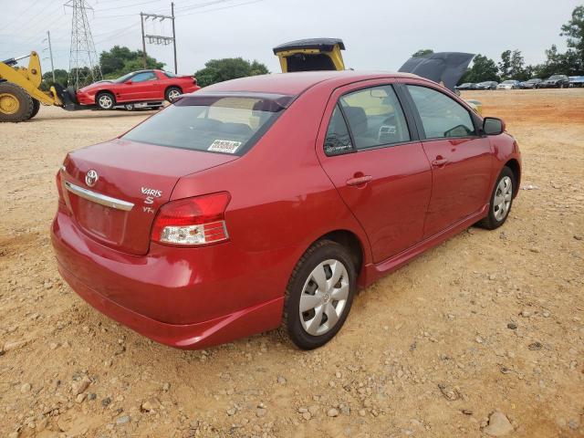 JTDBT903981188859 - 2008 TOYOTA YARIS RED photo 4