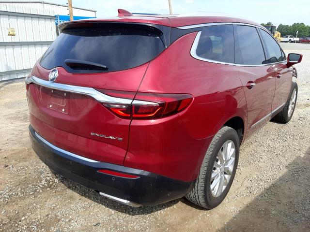 5GAERCKW0KJ103173 - 2019 BUICK ENCLAVE PR RED photo 4