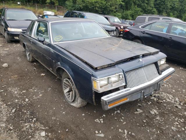 1G4GJ11AXHP440802 - 1987 BUICK REGAL BLUE photo 1