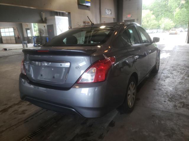 3N1CN7AP5HL874560 - 2017 NISSAN VERSA S GRAY photo 4