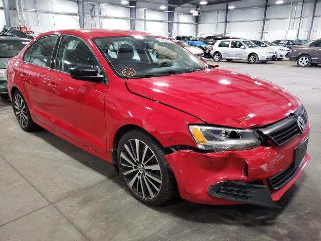 3VW2K7AJ6EM311694 - 2014 VOLKSWAGEN JETTA BASE 红色 照片 1