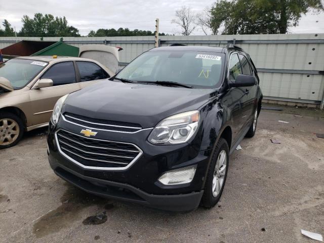 2GNALCEK9H6191645 - 2017 CHEVROLET EQUINOX BLACK photo 2