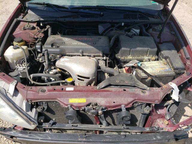 4T1BE32K44U328753 - 2004 TOYOTA CAMRY LE RED photo 7