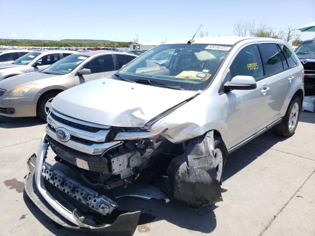 2FMDK3JCXCBA04593 - 2012 FORD EDGE SEL SILVER photo 2