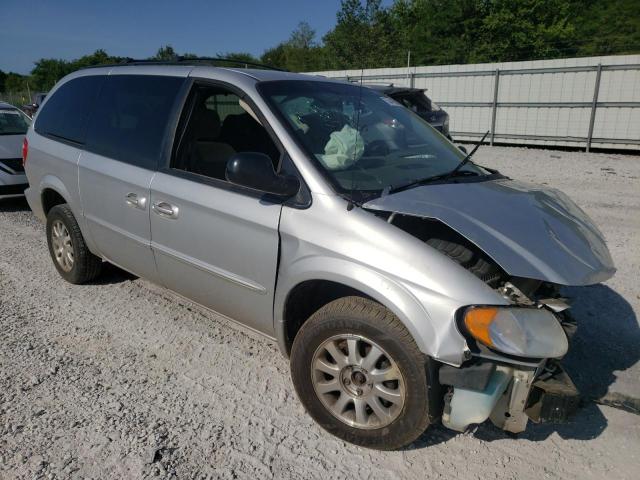 2C4GP74L72R639959 - 2002 CHRYSLER TOWN & COU SILVER photo 1