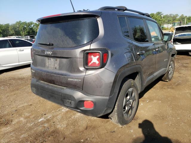 ZACCJBAB8HPF00564 - 2017 JEEP RENEGADE S GRAY photo 4