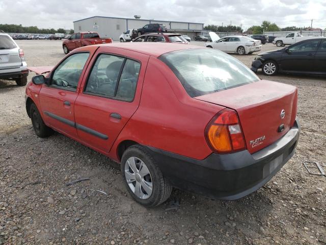 3N1JH01S64L102847 - 2004 NISSAN PLATINA RED photo 3