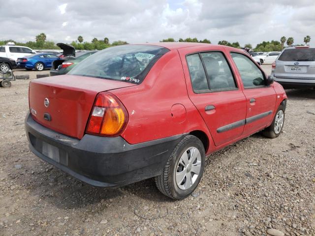 3N1JH01S64L102847 - 2004 NISSAN PLATINA RED photo 4