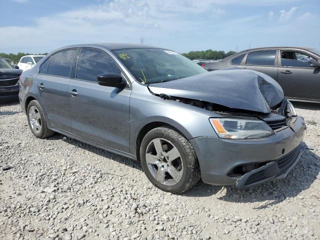 3VW2K7AJ2CM354250 - 2012 VOLKSWAGEN JETTA BASE Մոխրագույն լուսանկար 1