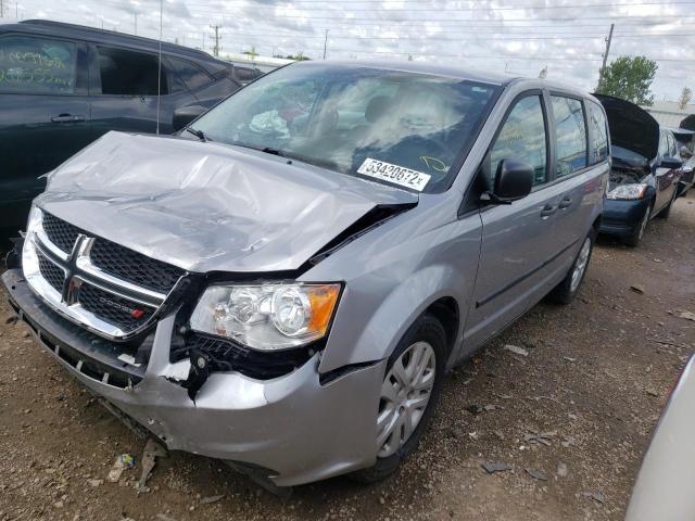 2C4RDGBG8GR400290 - 2016 DODGE GRAND CARA SILVER photo 2