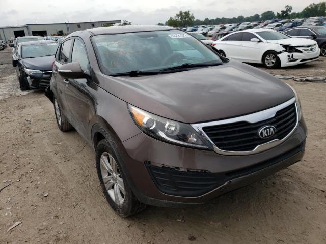 KNDPB3A25D7445664 - 2013 KIA SPORTAGE B BROWN photo 1