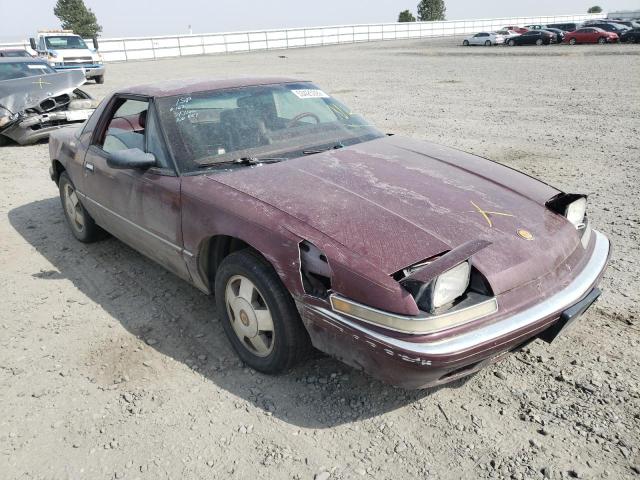 1G4EC11C6KB906894 - 1989 BUICK REATTA MAROON photo 1