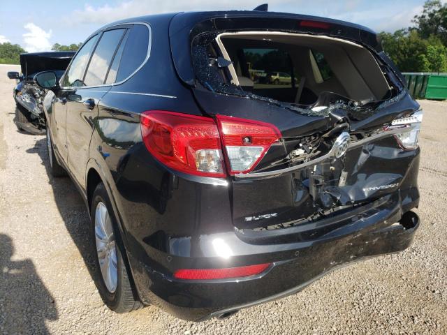 LRBFXASA0HD065452 - 2017 BUICK ENVISION P BLACK photo 3