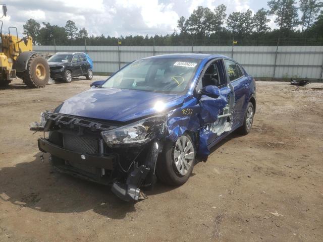 3KPA24AD9LE330237 - 2020 KIA RIO BLUE photo 2