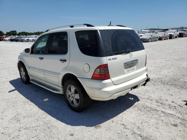 4JGAB75E05A534804 - 2005 MERCEDES-BENZ ML 500 WHITE photo 3