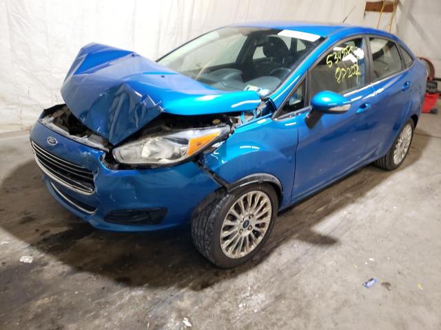 3FADP4CJ1EM125057 - 2014 FORD FIESTA TIT BLUE photo 2