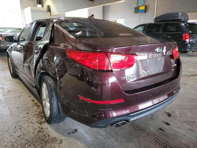 5XXGN4A79FG461515 - 2015 KIA OPTIMA BURGUNDY photo 3