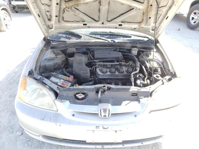 1HGEM22952L105136 - 2002 HONDA CIVIC EX SILVER photo 7