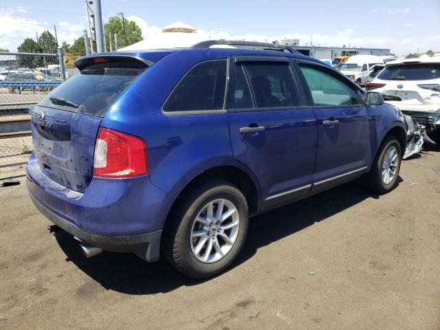 2FMDK3GCXDBB36780 - 2013 FORD EDGE SE BLUE photo 4