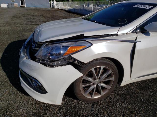 KMHFG4JG0GA505674 - 2016 HYUNDAI AZERA WHITE photo 9