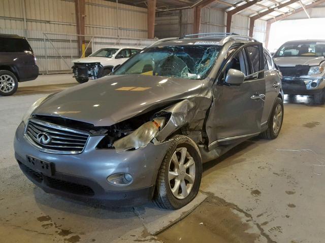 JN1AJ0HR3AM754818 - 2010 INFINITI EX35 BASE Մոխրագույն լուսանկար 2