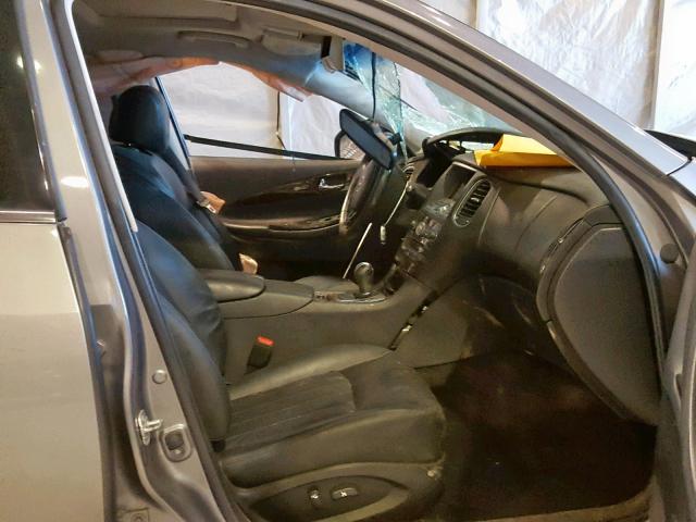 JN1AJ0HR3AM754818 - 2010 INFINITI EX35 BASE Մոխրագույն լուսանկար 5