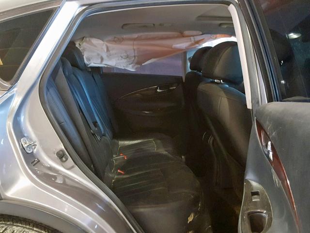 JN1AJ0HR3AM754818 - 2010 INFINITI EX35 BASE Մոխրագույն լուսանկար 6