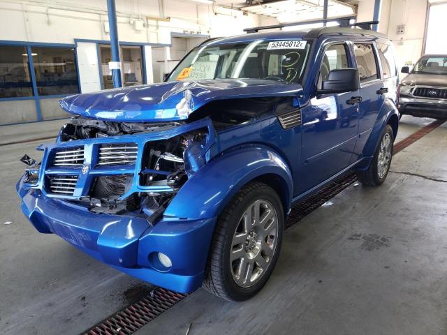 1D8GU586X7W626270 - 2007 DODGE NITRO R/T BLUE photo 2