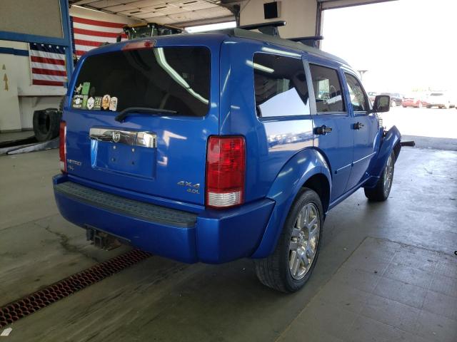 1D8GU586X7W626270 - 2007 DODGE NITRO R/T BLUE photo 4