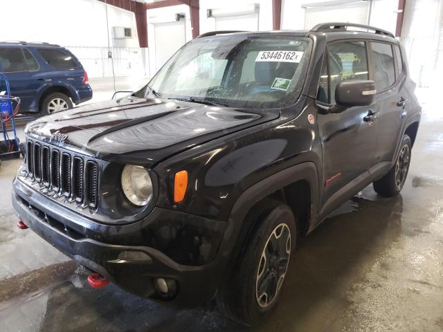 ZACCJBCT3GPD06710 - 2016 JEEP RENEGADE T BLACK photo 2