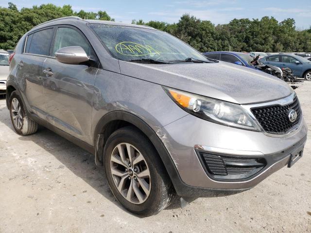 KNDPB3AC8E7564562 - 2014 KIA SPORTAGE B GRAY photo 1