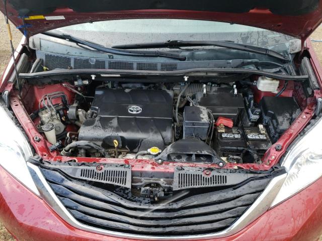 5TDJK3DC2DS069036 - 2013 TOYOTA SIENNA LE RED photo 7