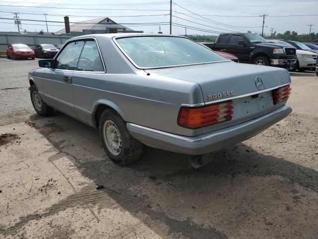 WDB1260441A053529 - 1985 MERCEDES-BENZ 500 SEC SILVER photo 3