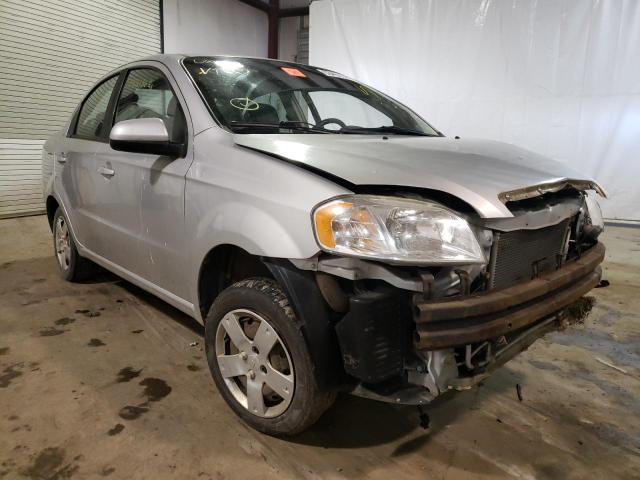 KL1TD5DE1AB114980 - 2010 CHEVROLET AVEO LS SILVER photo 1