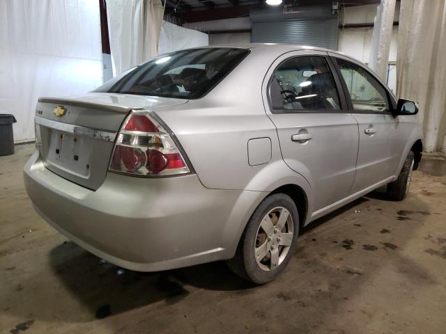 KL1TD5DE1AB114980 - 2010 CHEVROLET AVEO LS 银色 照片 4
