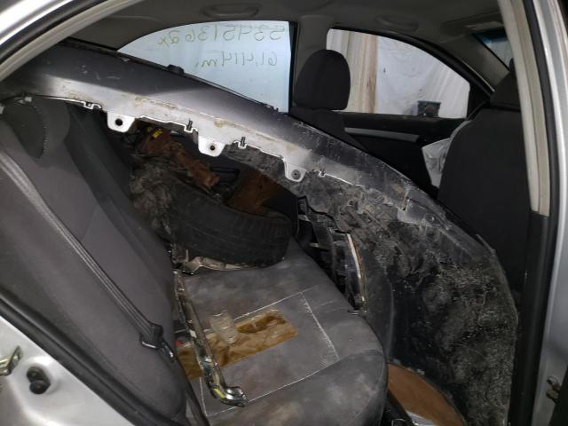 KL1TD5DE1AB114980 - 2010 CHEVROLET AVEO LS 银色 照片 6