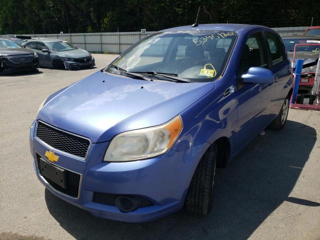 KL1TD66E49B316582 - 2009 CHEVROLET AVEO LS 蓝色 照片 2