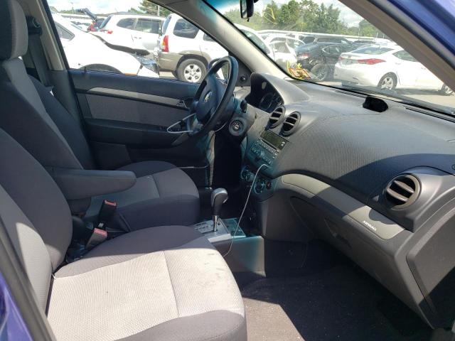 KL1TD66E49B316582 - 2009 CHEVROLET AVEO LS 蓝色 照片 5