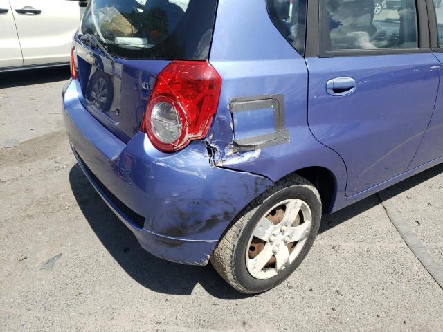 KL1TD66E49B316582 - 2009 CHEVROLET AVEO LS 蓝色 照片 9