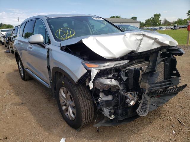 5NMS33AD9KH040891 - 2019 HYUNDAI SANTA FE 4 SILVER photo 1